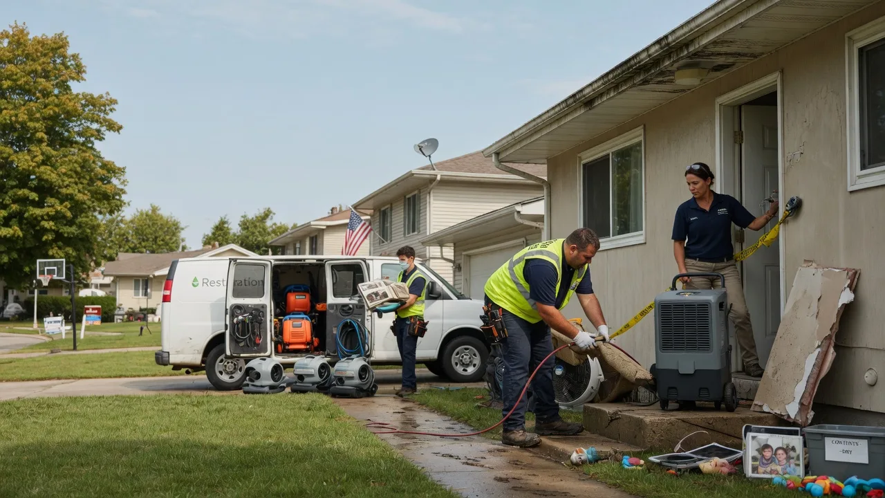 Water Damage Restoration in Waterford, WI near me